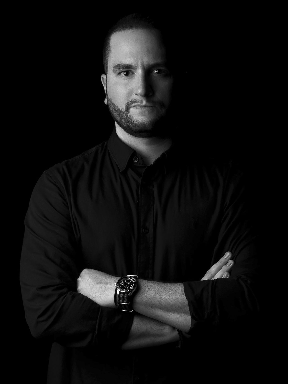 Retrato de Jorge Duarte, director ejecutivo y cofundador de Arkham Projects